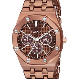 CASADO Men Stainless Steel Bracelet Style Straps Analogue Watch CSD-629-BROWN-BROWN-HBLT-image-89