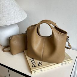 DressBerry Set Of 2 PU Structured Shoulder Bag-image-34