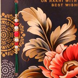 Archies Set Of 2 Thread Rakhis Greeting Card With Envelope image 4