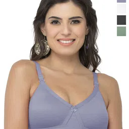 College Girl Women Pack of 4 Full Coverage Lightly Padded and Non-Wired Bra-picture-18