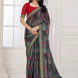 Pandadi Saree Abstract Printed Sarees-23