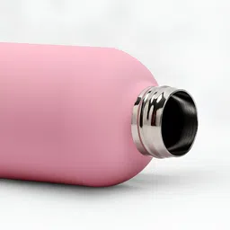 Bonhomie Pink Stainless Steel Solid Water Bottle Flask 500ml-52