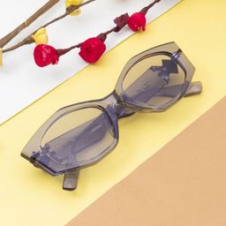 Ted Smith Women Cateye Sunglasses with UV Protected Lens TOKIO_C2-GREY-55
