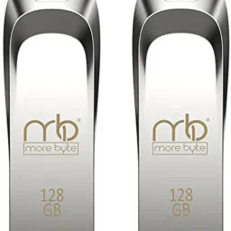 MOREBYTE MBFD1031PCOF2 128 GB Pen Drive Compatible with Desktop Computer, Laptop, Television, Audio Player, Gaming Console USB 2.0 Metal Case-14
