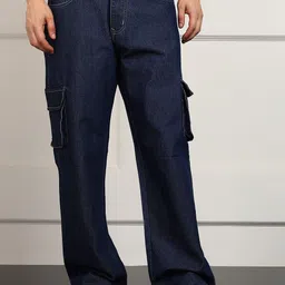 ANGERHOOD Men Easy Wash Cargos Trousers-picture-4