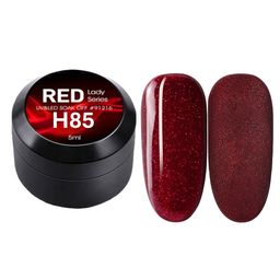 BELLE GAGA Red Lady Series UV & LED Soak Off Nail Polish- 5 ml- Shade- H85-image-12