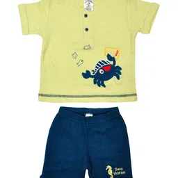 BIO FASHION Boys Short Sleeves Pure Cotton T-shirt With Shorts-image-96