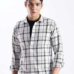 THE BEETEL HOUSE Men Earwig Checked Regular Slim Fit Casual Shirt-image-24