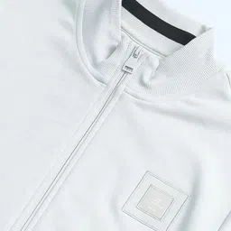 Flying Machine Men Solid Long Sleeves Front-Open Sweatshirt image 2