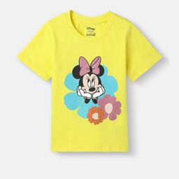 Nauti Nati Girls Mickey Mouse Graphic Printed Round Neck Cotton Top Ages 2 - 10 Years-image-65