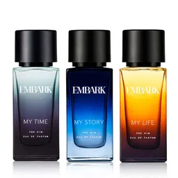 EMBARK Men Set of 3 Eau De Parfum 30 ml each - My Time + My Life + My Story-58
