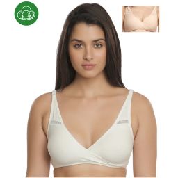 Inner Sense Organic Antimicrobial Sleeping/Feeding Bra Pack Of 2 - Multi-Color-picture-8