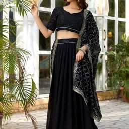 GRISHU COLLECTION Ready to Wear Lehenga & Blouse With Dupatta image 5