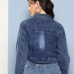 CORSICA Women Crop Denim Jacket-picture-27