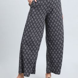 Go Colors Floral Printed Ethnic Palazzos-picture-23
