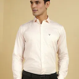 Allen Solly Men Slim Fit Spread Collar Floral Printed Cotton Formal Shirt-image-96