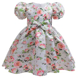 StyleCast x Revolte Girls Floral Print Fit & Flare Midi Dress-image-99