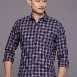 Allen Solly Tartan Checked Classic Fit Pure Cotton Casual Shirt-picture-40