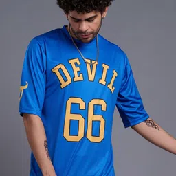 GO DEVIL Men Typography Striped Pockets T-shirt-image-39