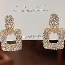 AKISON JEWELS Square Drop Earrings-image-39