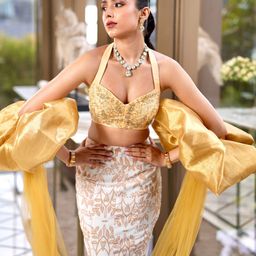 Rashika Sharma Embellished Sequinned Made to Measure Lehenga & Blouse With Dupatta image 2