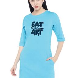 Moda Rapido Print T-shirt Dress-image-59