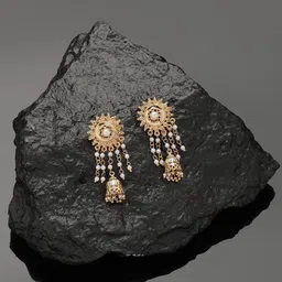 Kalakrith Milano Circular Drop Earrings-53