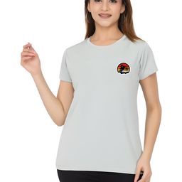 DressBerry Women Grey Polyester Tshirts-picture-49