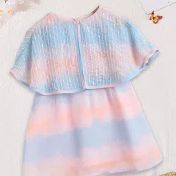 FOREVER FRIDAY Girl Ombre Print Sequined Fit & Flare Dress-picture-1
