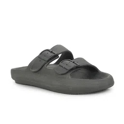 Floatz Men Grey Open Toe Synthetic Casual Sliders Flip Flops-24