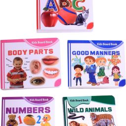 Pocket Books Set of Alphabets, Body Parts, Good Manner, Wild Animal, Number 1-20-17