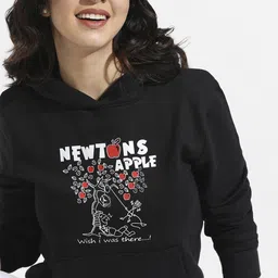 Campus Sutra Typography Printed Hooded Pullover-picture-50
