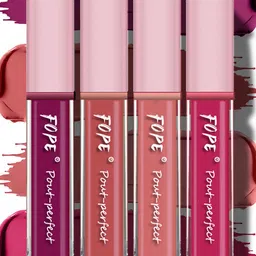 FOPE Pout Perfect Set Of 4 Long Lasting Matte Liquid Lipstick - 4ml Each 01 - 05 - 07 - 08-10