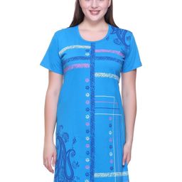 TRUDO Women Floral Printed Pockets T-shirt-image-93