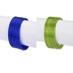 1ST TIME Set Of 24 Blue Alloy Bangles-picture-45