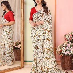Moda Rapido Ethnic Motifs Printed Pure Georgette Saree-picture-20