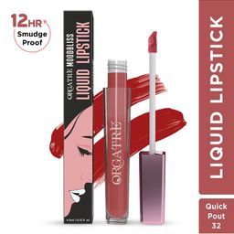 Orgatre Mood Bliss Long Lasting & Hydrating Liquid Lipstick - 4.5 ml - Quick Pout - 32-44