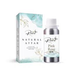THE RUPAWAT Perfumery House Pink Rose Natural & Alcohol-Free Attar - 50 ml-image-34