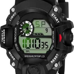 Hala Men Solid Round Tang Regular Digital Watch-G90-3 image 3
