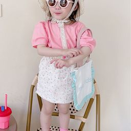 LULU & SKY Girls Solid Cotton Shirt Style Top-image-18
