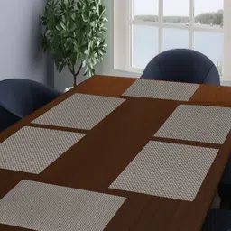 LooMantha Set Of 6 Textured Waterproof Table Placemats-12