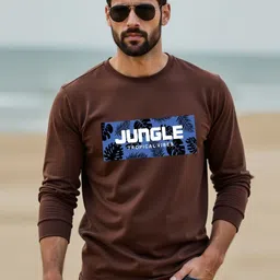CLAFOUTIS Men Graphic Printed Round Neck Cotton T-shirt-picture-40