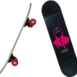 Squid Games Skateboard Double Kick Concave for Kids Boys Girls Teens Beginners 23 inch x 6 inch Skateboard-image-9