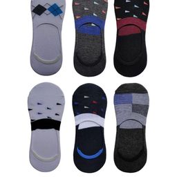 VOICI Unisex No Show Pair Of 6 Loafer Socks-image-93