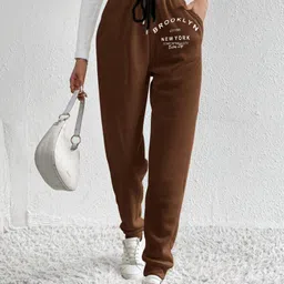 SAAHASAM Women Printed Relaxed Loose Fit Joggers Trousers-image-72