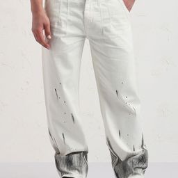SHOWOFF Men Cotton Wide Leg Printed Jeans-image-52