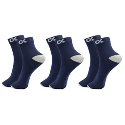 Xjarvis Pack Of 3 Ankle-Length Socks-22