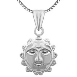 RAVIOUR LIFESTYLE Unisex Silver Pendant-image-8