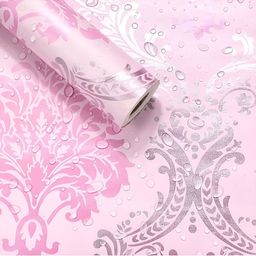 Myntra Elegant Homes Pink & Grey Printed Self-Adhesive & Durable Wall Sticker-image-30