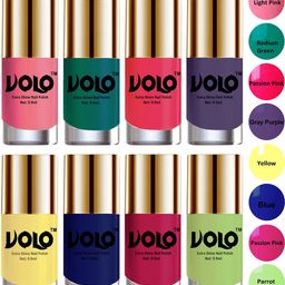 volo Set of 8 High-Shine Long Lasting Non Toxic Professional-9ml Each-Combo No.33 image 1